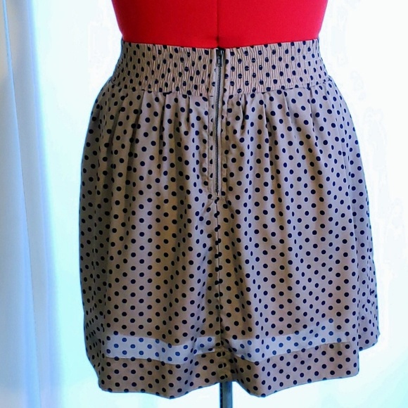 Ezra Polka-Dot Mini Skirt - L - Picture 2 of 4